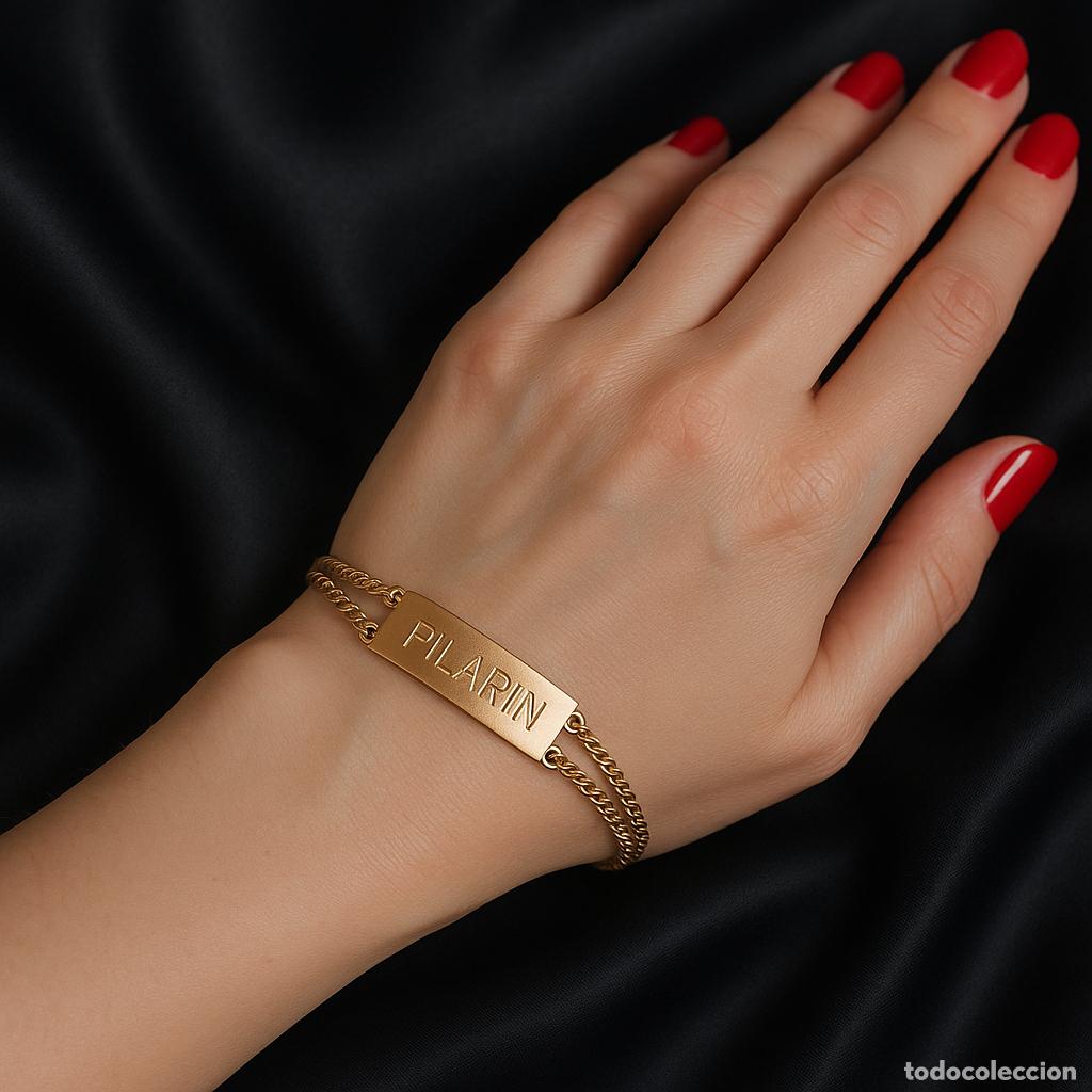 Joyeria: Pulsera No me olvides Oro de Ley 18K - Foto 1
