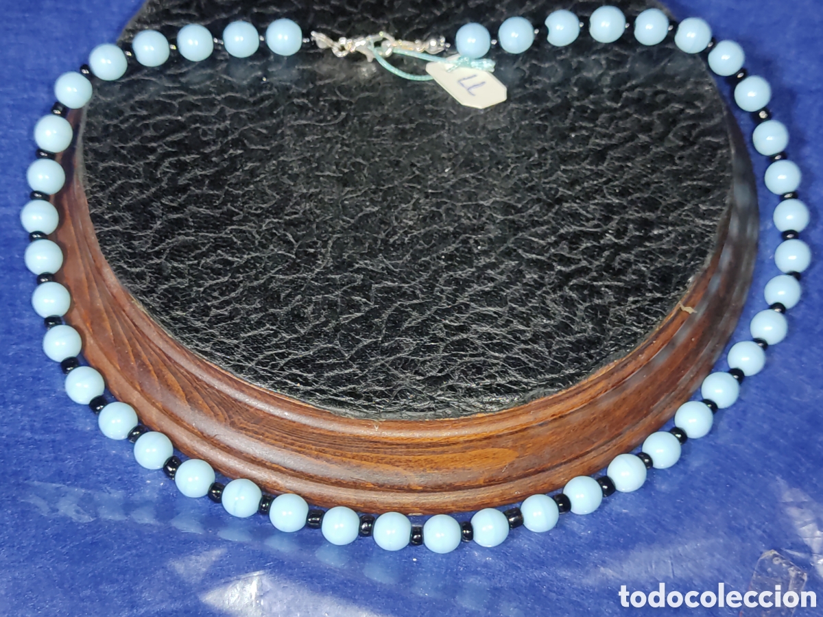Joyeria: Collar de cristal de Murano azul celeste. *LL* - Foto 2