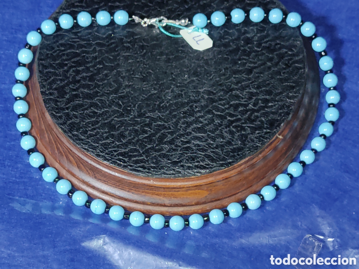 Joyeria: Collar de cristal de Murano azul celeste. *LL* - Foto 1