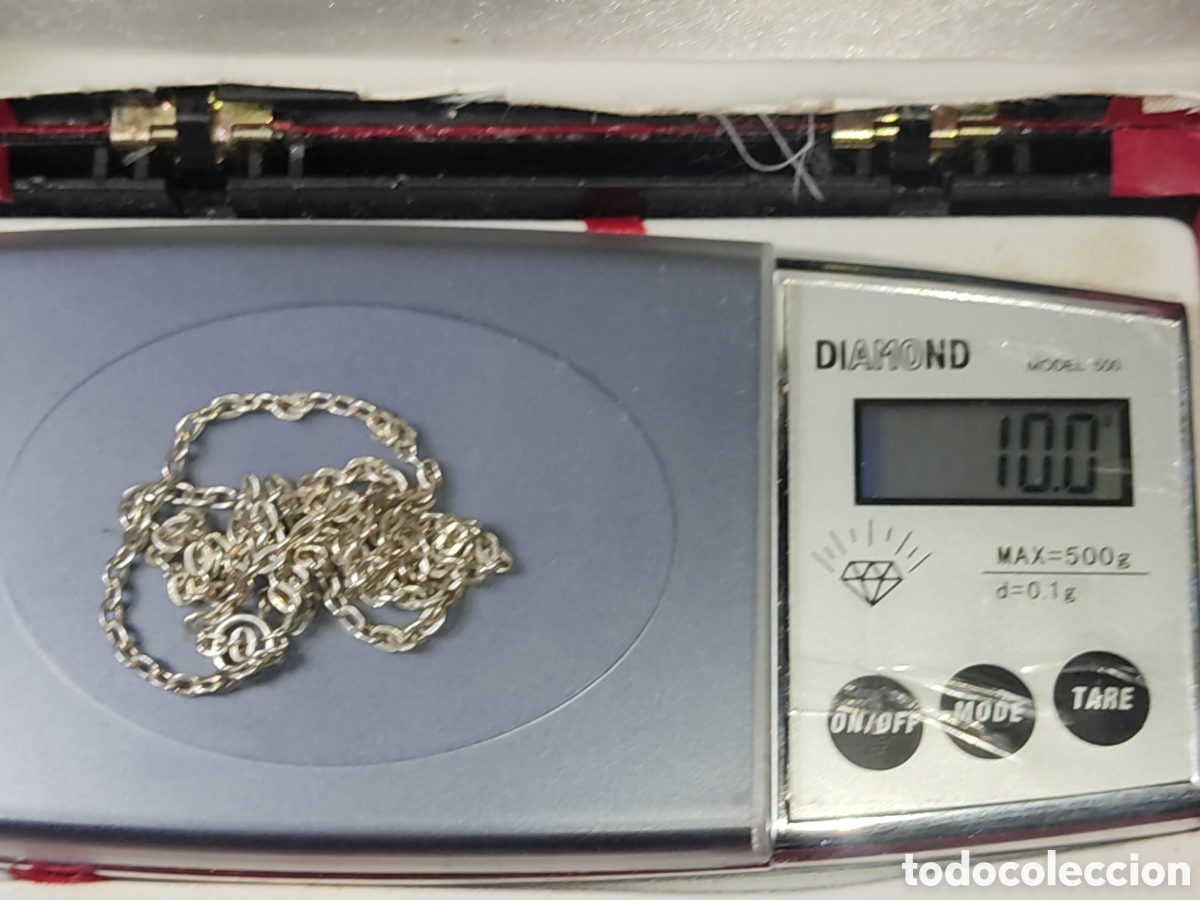 Joyeria: Cadena de plata de eslab&oacute;n macizo.Vintage. - Foto 4