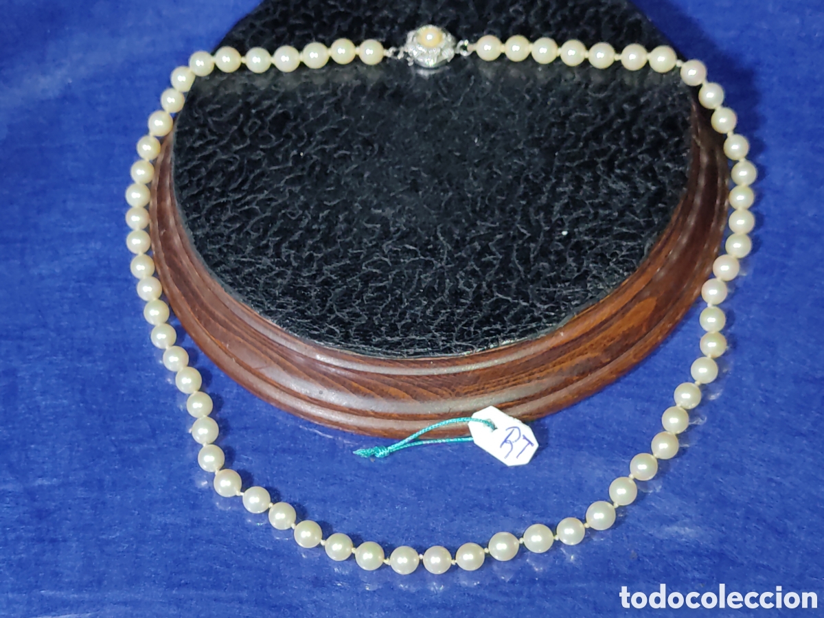 Joyeria: Collar de perlas cultivadas.Vintage. *RT* - Foto 2