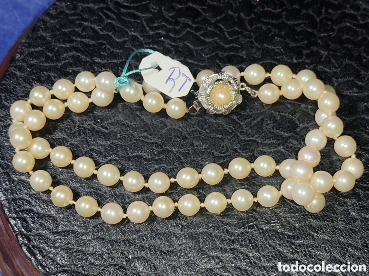 Joyeria: Collar de perlas cultivadas.Vintage. *RT* - Foto 3