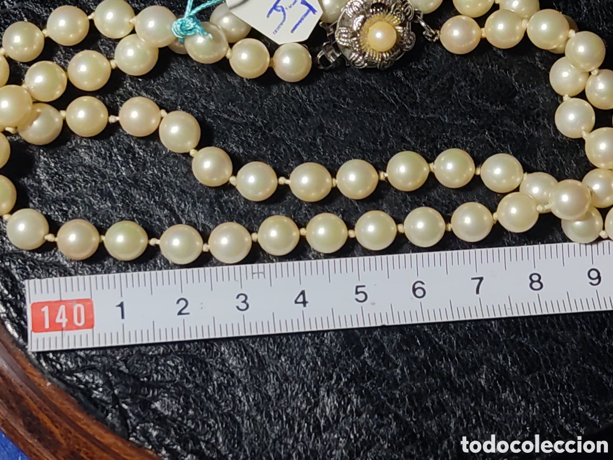 Joyeria: Collar de perlas cultivadas.Vintage. *RT* - Foto 4