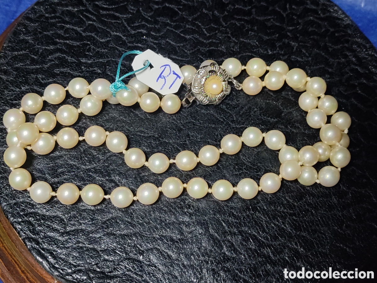 Joyeria: Collar de perlas cultivadas.Vintage. *RT* - Foto 5