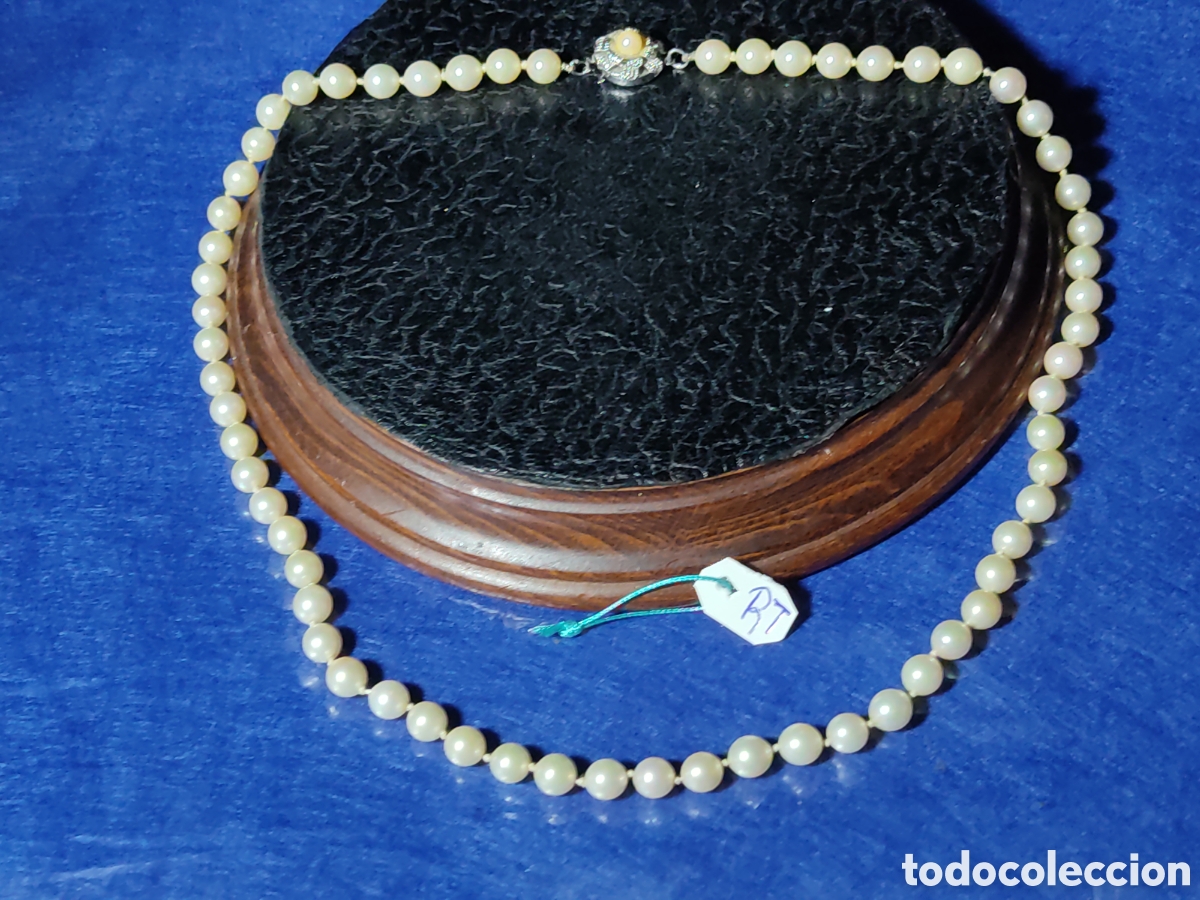 Joyeria: Collar de perlas cultivadas.Vintage. *RT* - Foto 1