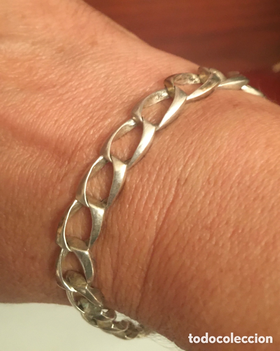 Joyeria: Pulsera vintage plata caballero 925. - Foto 2
