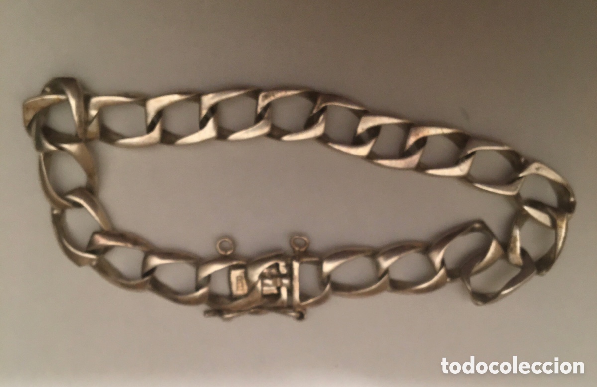 Joyeria: Pulsera vintage plata caballero 925. - Foto 3