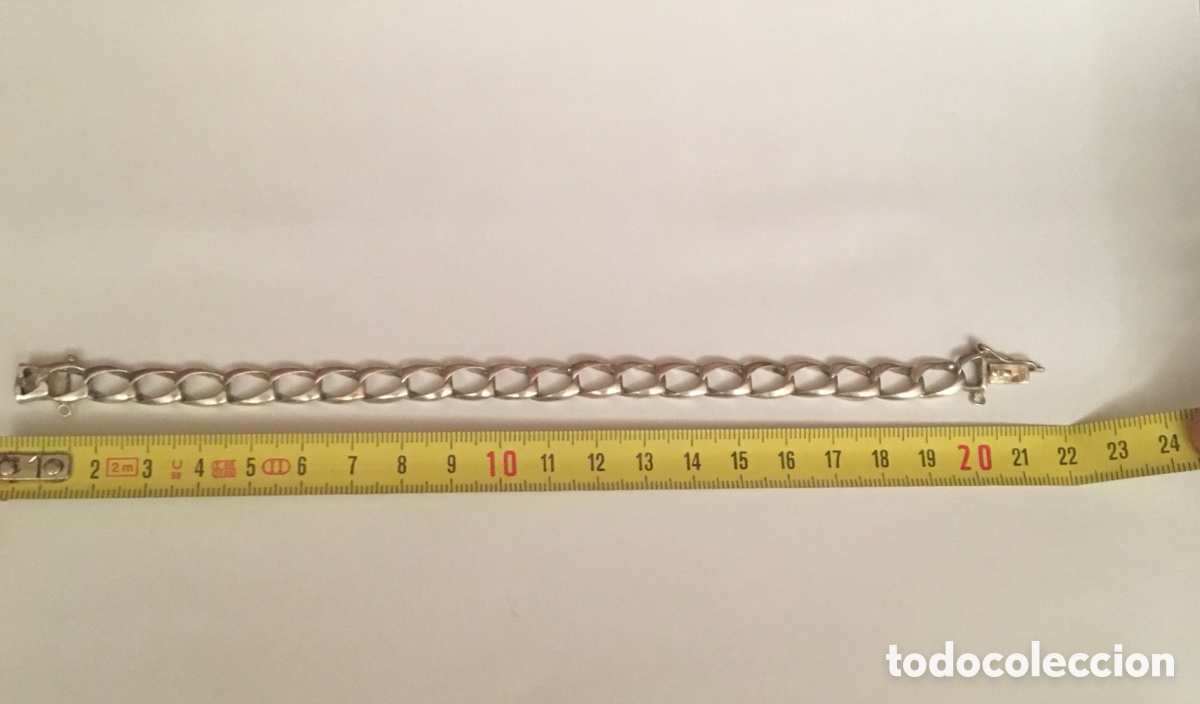 Joyeria: Pulsera vintage plata caballero 925. - Foto 7