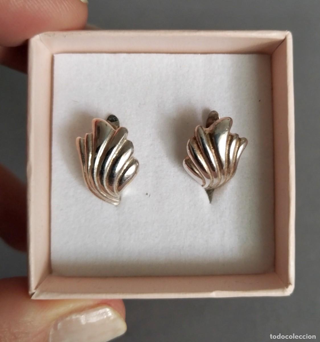 Joyeria: Pendientes de plata de ley, cierre de pala catal&aacute;n. - Foto 5