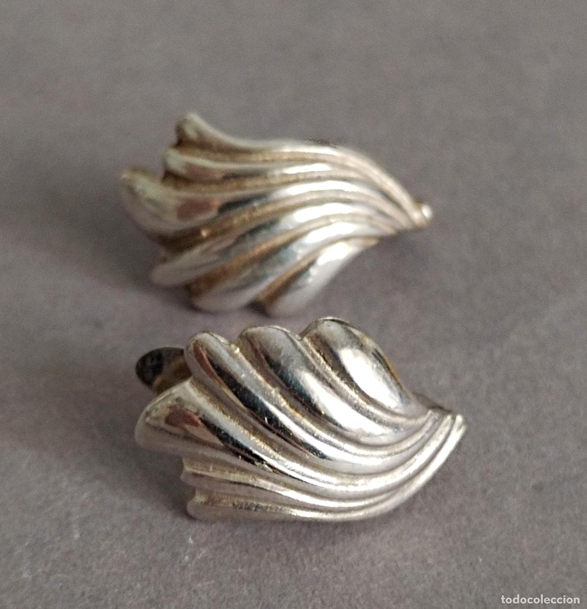 Joyeria: Pendientes de plata de ley, cierre de pala catal&aacute;n. - Foto 1