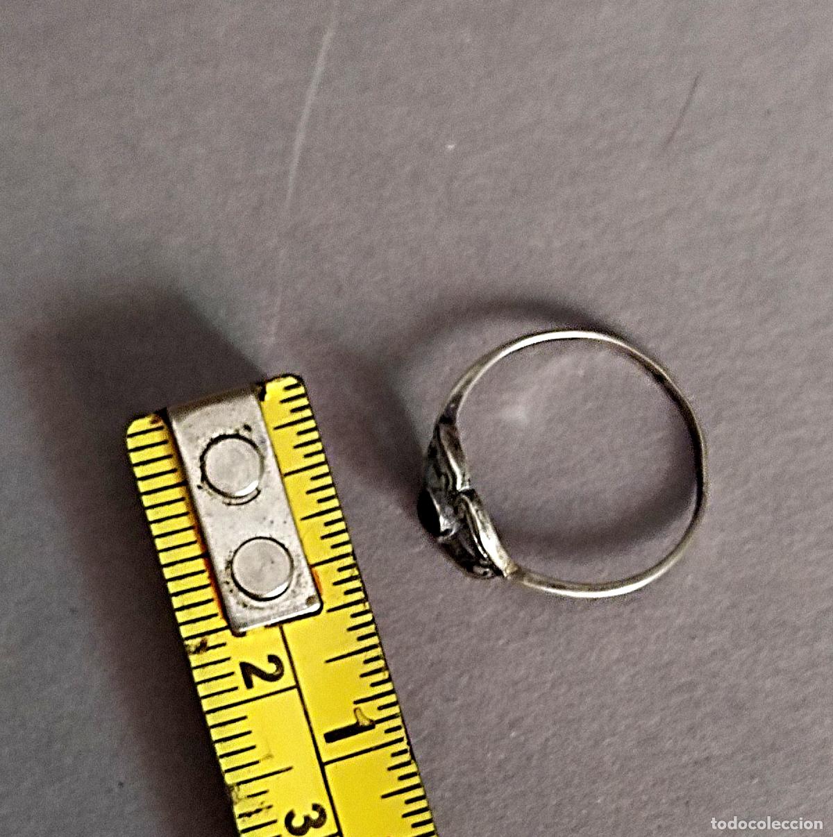 Joyeria: Anillo de plata de ley contrastada. - Foto 3