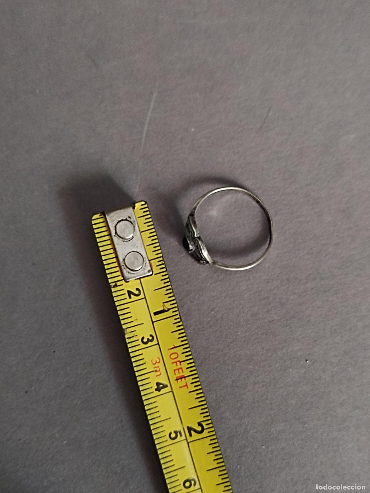 Joyeria: Anillo de plata de ley contrastada. - Foto 4