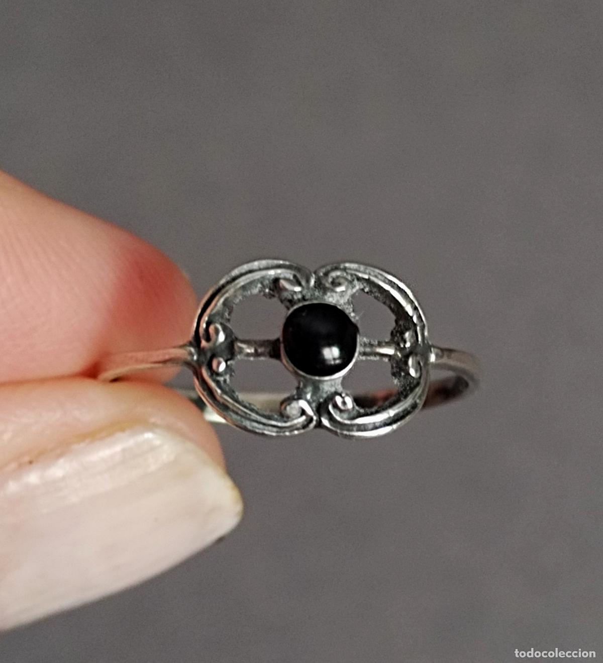 Joyeria: Anillo de plata de ley contrastada. - Foto 6