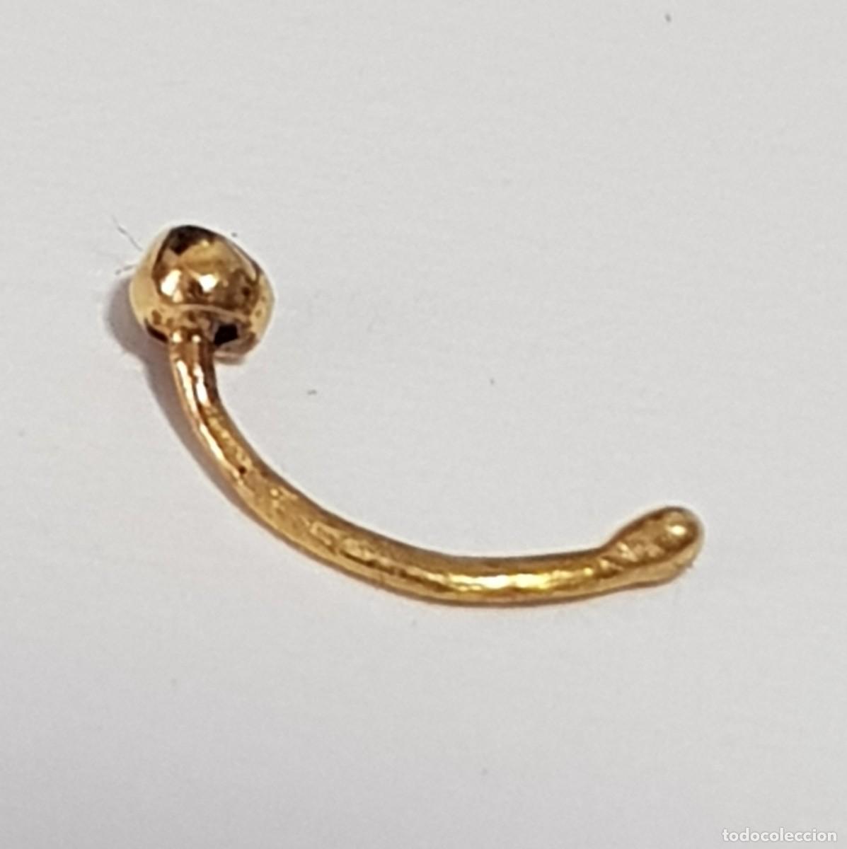 Joyeria: Piercing para nariz de oro de 18 kilates (Nuevo) - Foto 2
