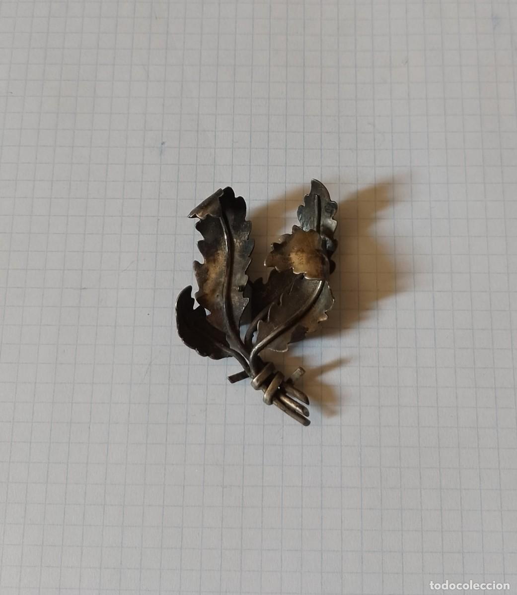 Joyeria: Broche de hojas, plata - Foto 2