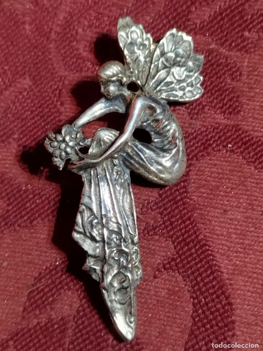 Joyeria: BROCHE MODERNISTA HADA DE PLATA - Foto 1