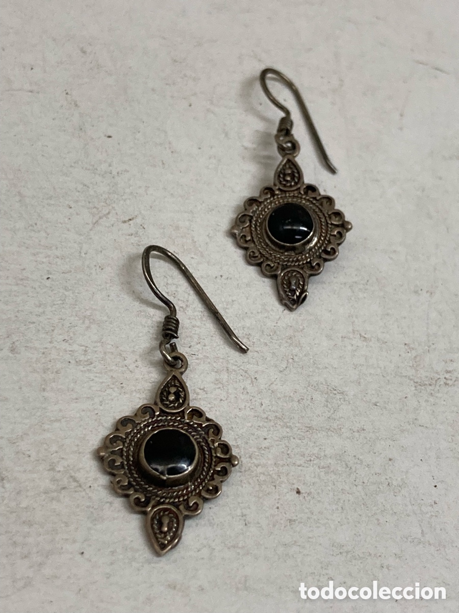 Joyeria: Pendientes de plata &oacute;nix P304 - Foto 1