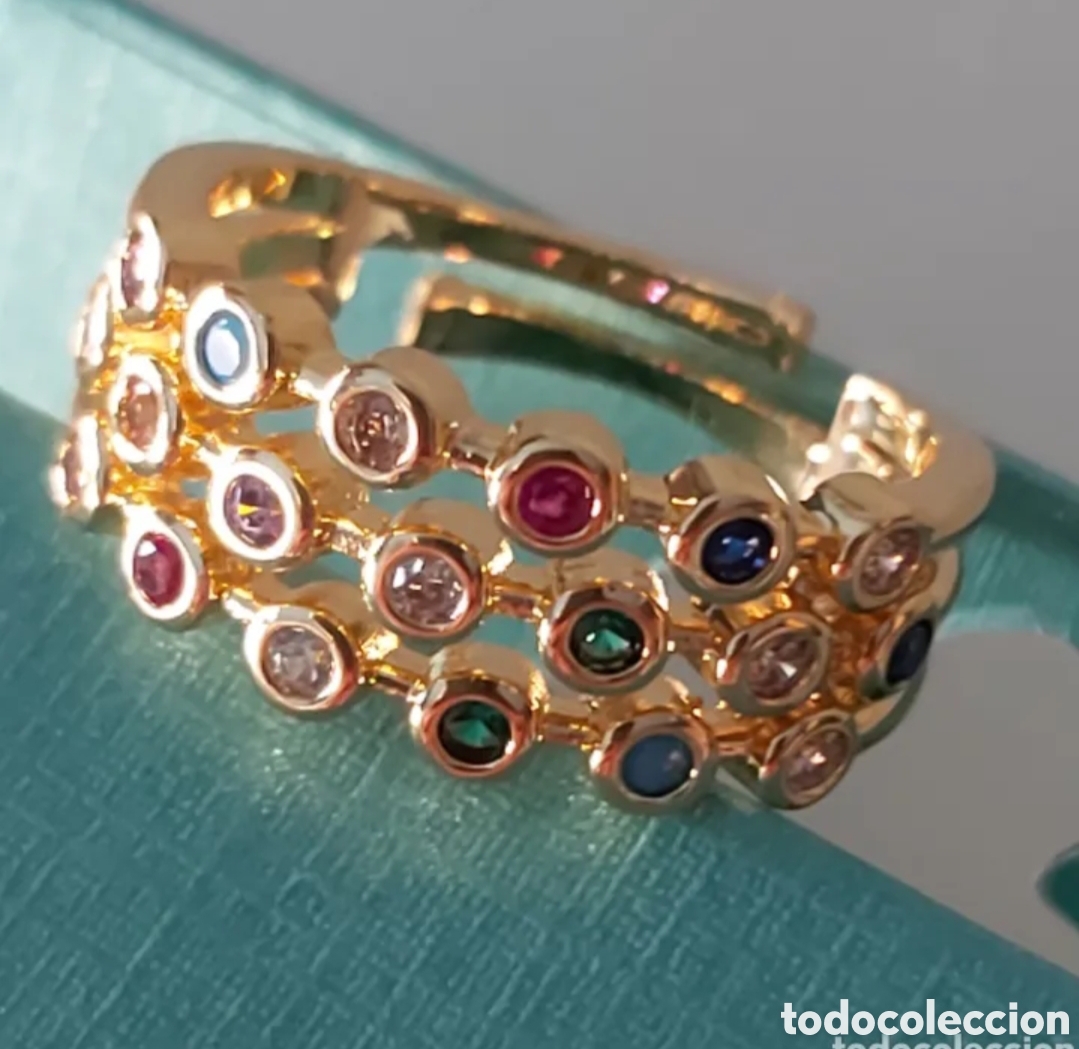Joyeria: MAGN&Iacute;FICO ANILLO CON CIRCONITAS. REF S6 EOS ANILLOS 240624 - Foto 1