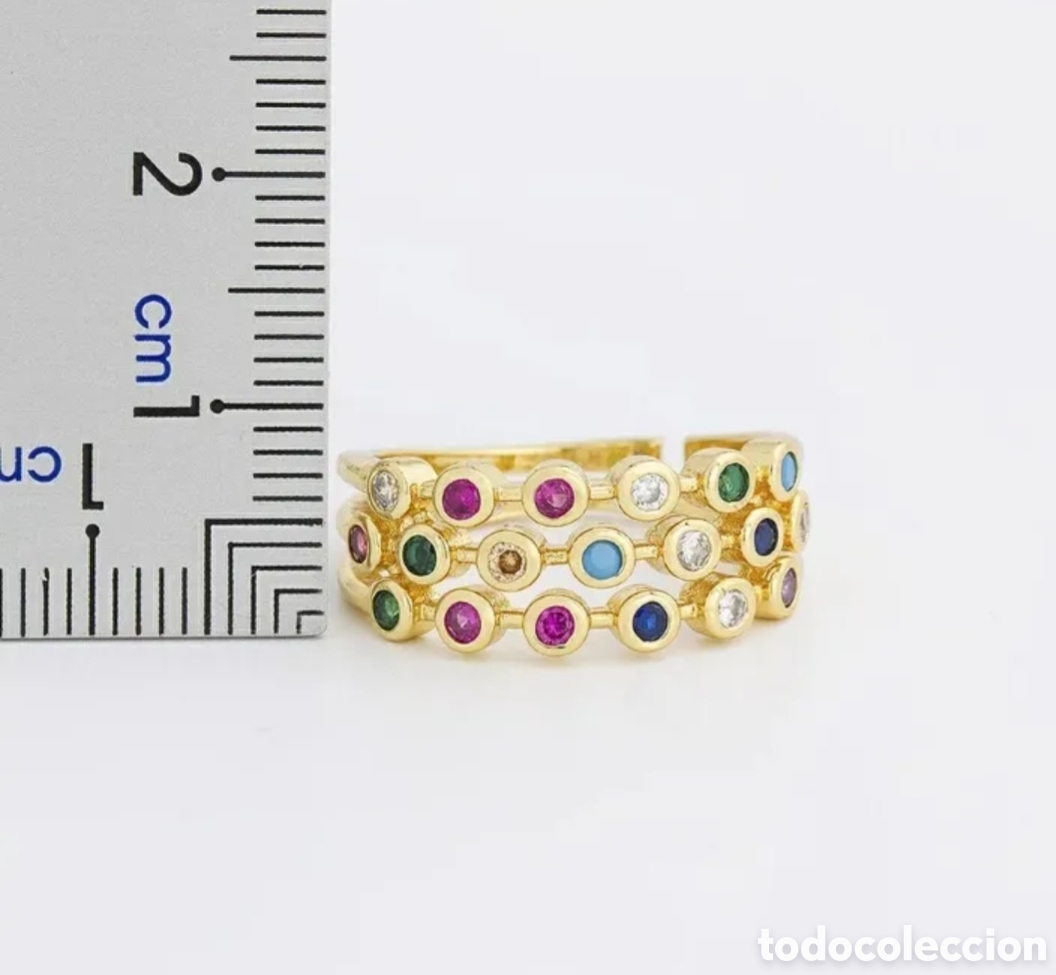 Joyeria: MAGN&Iacute;FICO ANILLO CON CIRCONITAS. REF S5 EOS ANILLOS 240624 - Foto 3