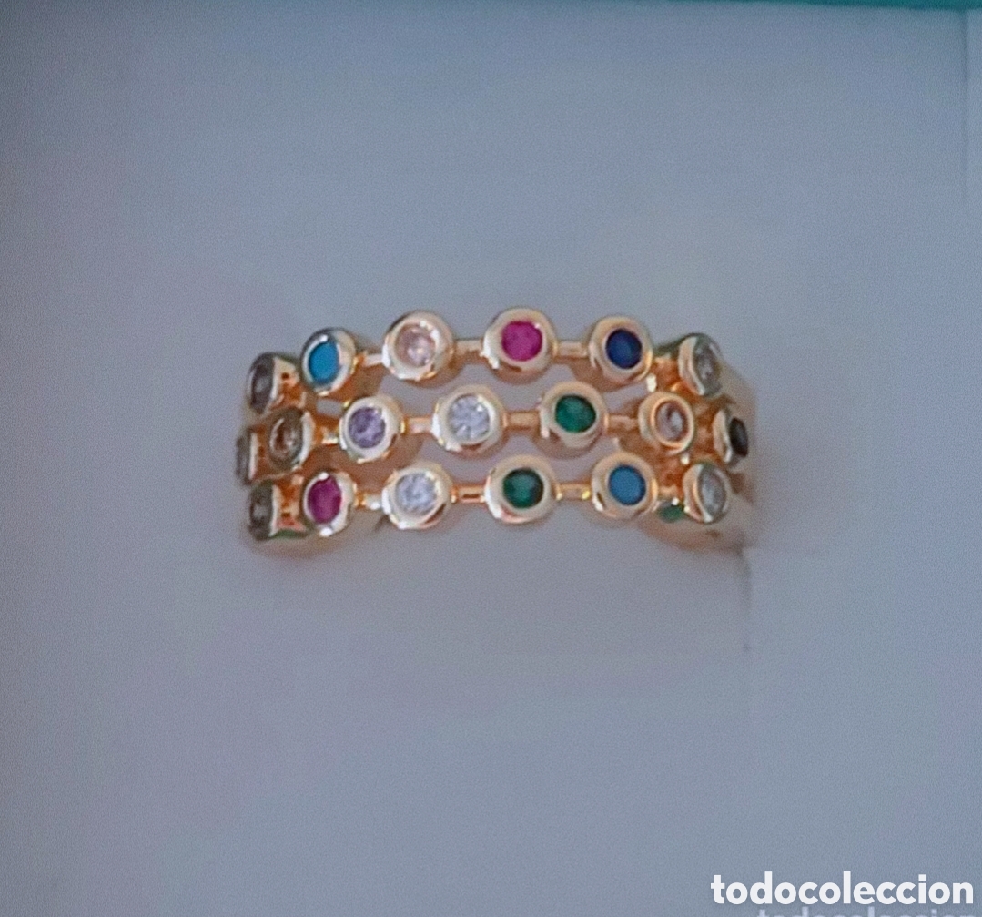 Joyeria: MAGN&Iacute;FICO ANILLO CON CIRCONITAS. REF S5 EOS ANILLOS 240624 - Foto 4