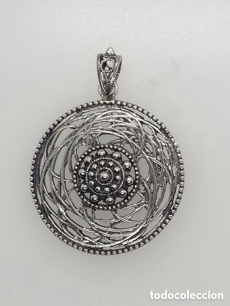 Joyeria: Colgante de bot&oacute;n charro e - Foto 3