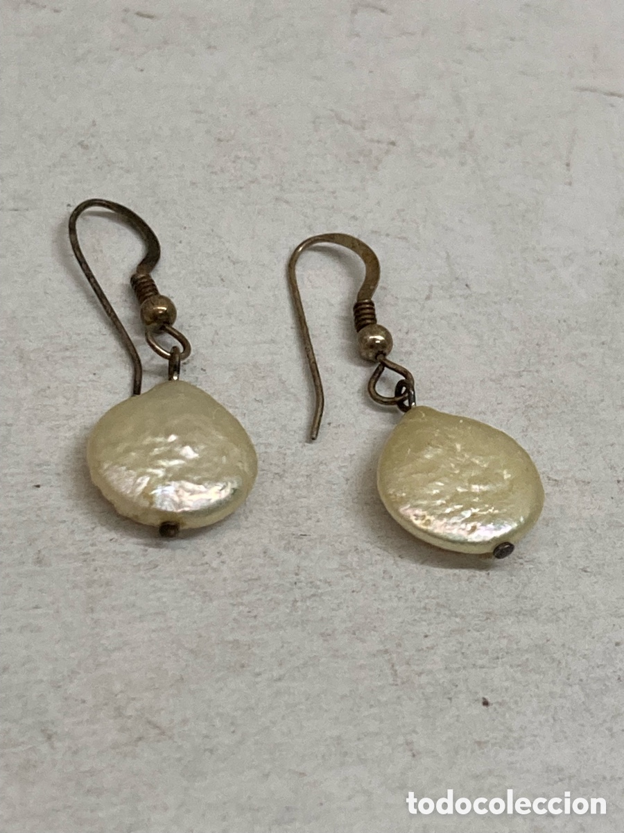 Joyeria: Pendientes de plata y perla P305 - Foto 1