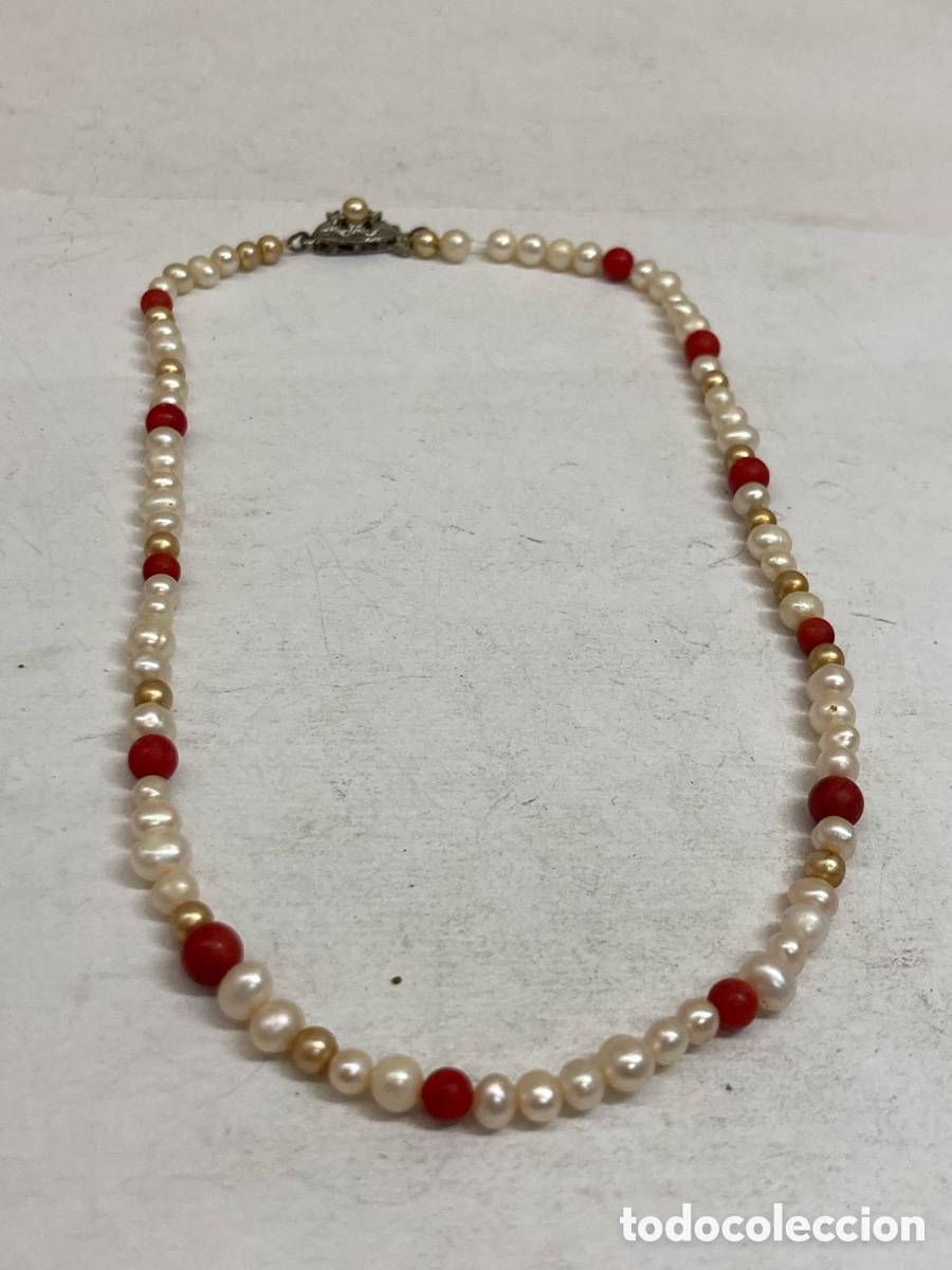 Joyeria: Collar de plata perlas CC304 - Foto 1