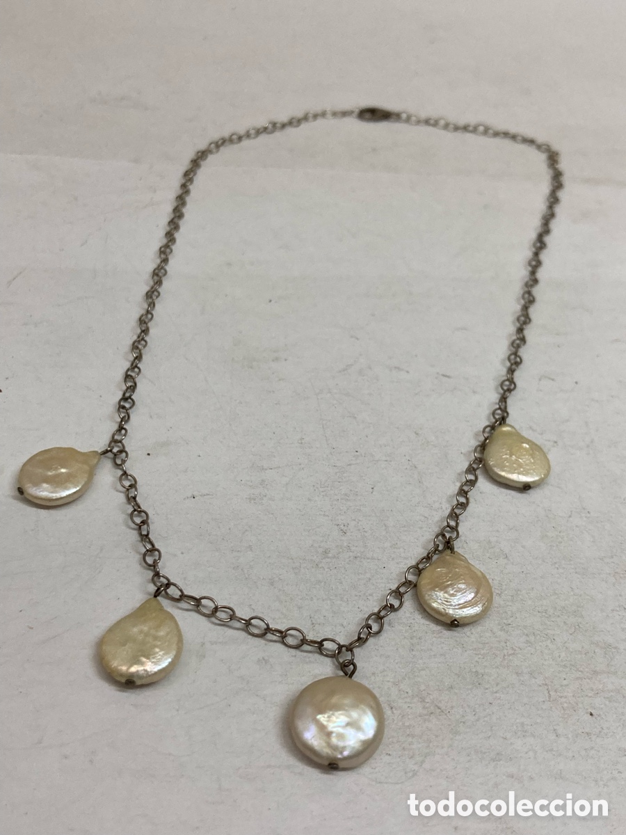 Joyeria: Collar de plata y perla CC305 - Foto 1