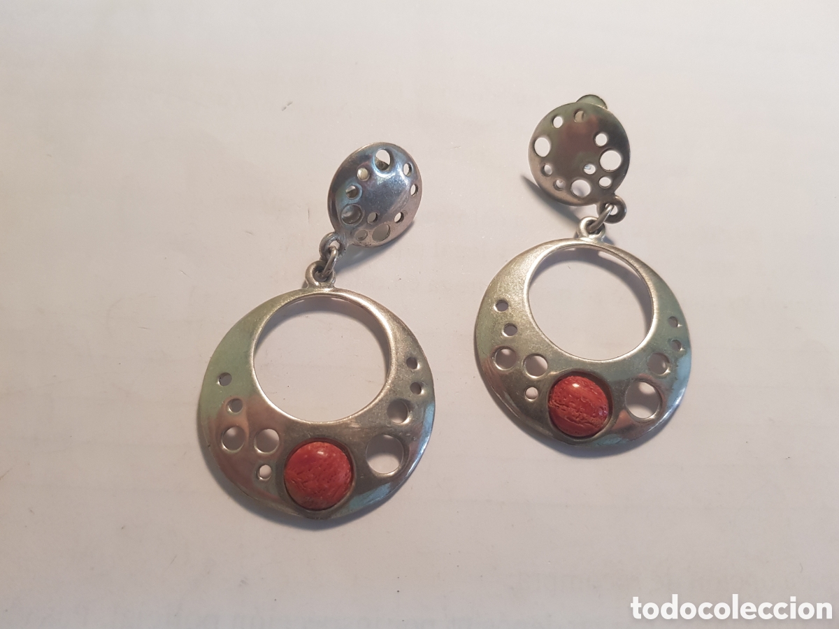 Joyeria: #1095 Pendientes plata de ley 925 5cm - Foto 1