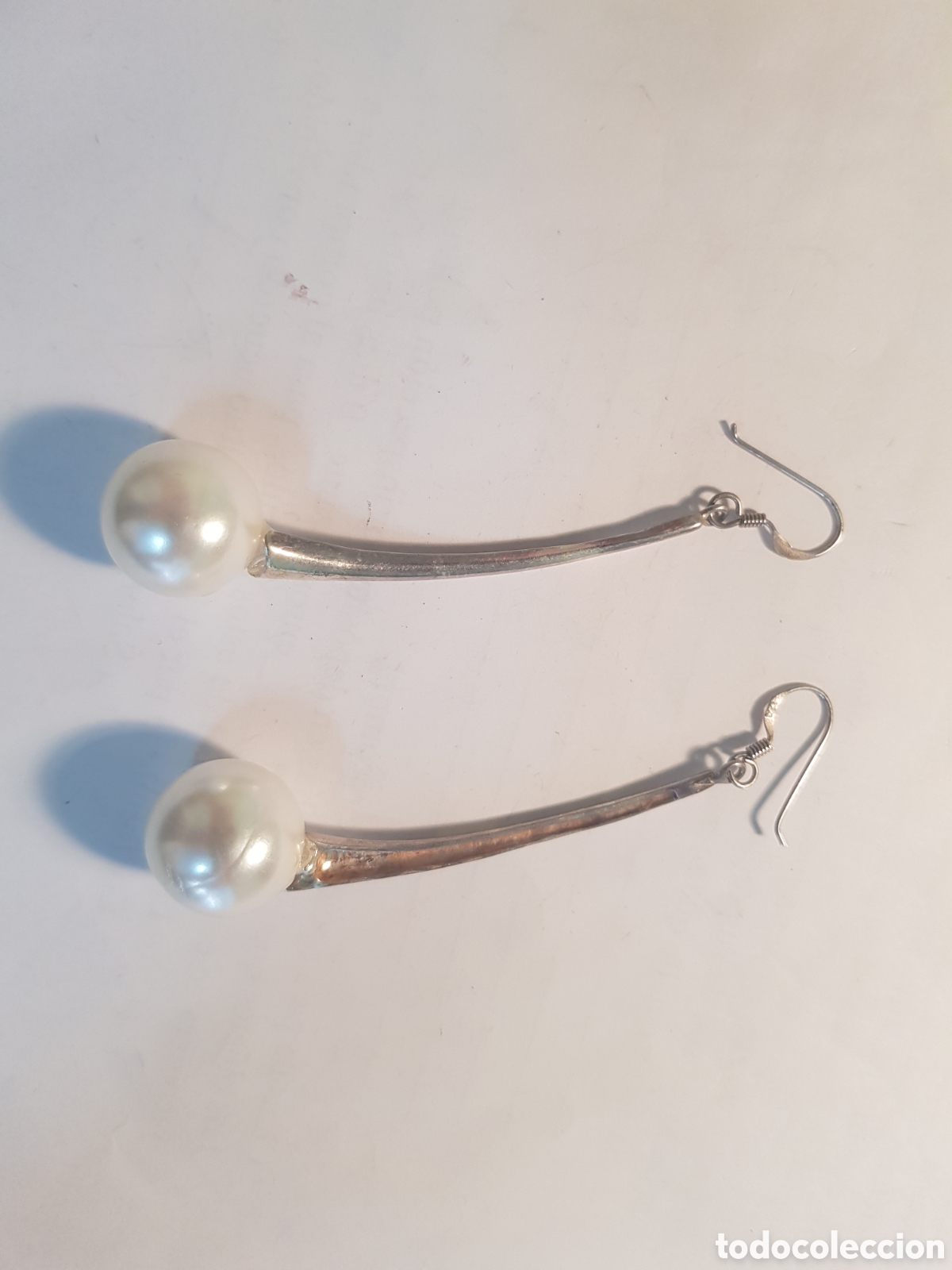 Joyeria: #1105 Pendientes plata de ley 925 7,5cm - Foto 1