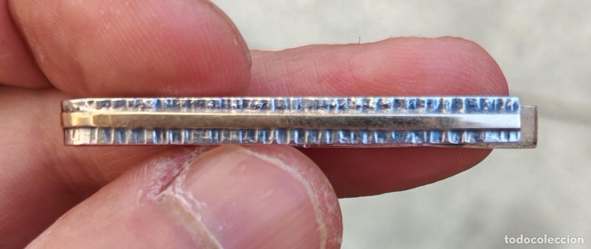 Joyeria: Pinza de Corbata en Plata y Oro Art Dec&oacute; - - Foto 2
