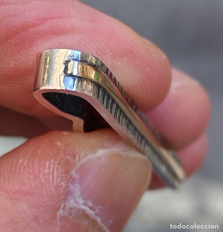 Joyeria: Pinza de Corbata en Plata y Oro Art Dec&oacute; - - Foto 3