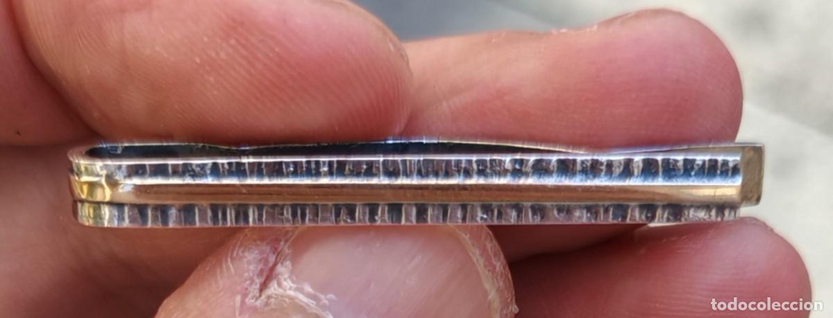 Joyeria: Pinza de Corbata en Plata y Oro Art Dec&oacute; - - Foto 5