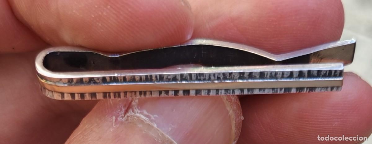 Joyeria: Pinza de Corbata en Plata y Oro Art Dec&oacute; - - Foto 6