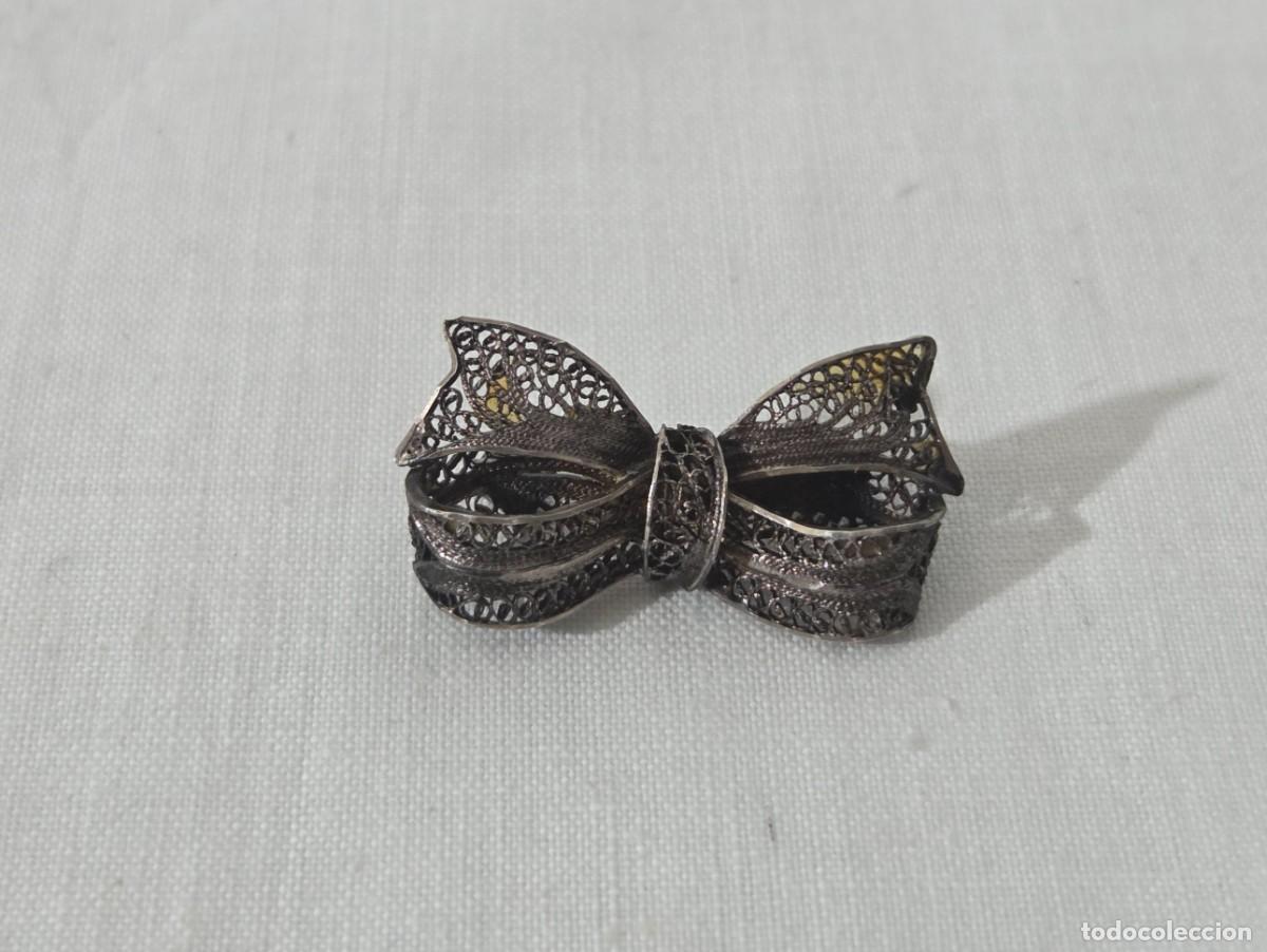 Joyeria: Broche en forma de lazo en plata - Foto 1