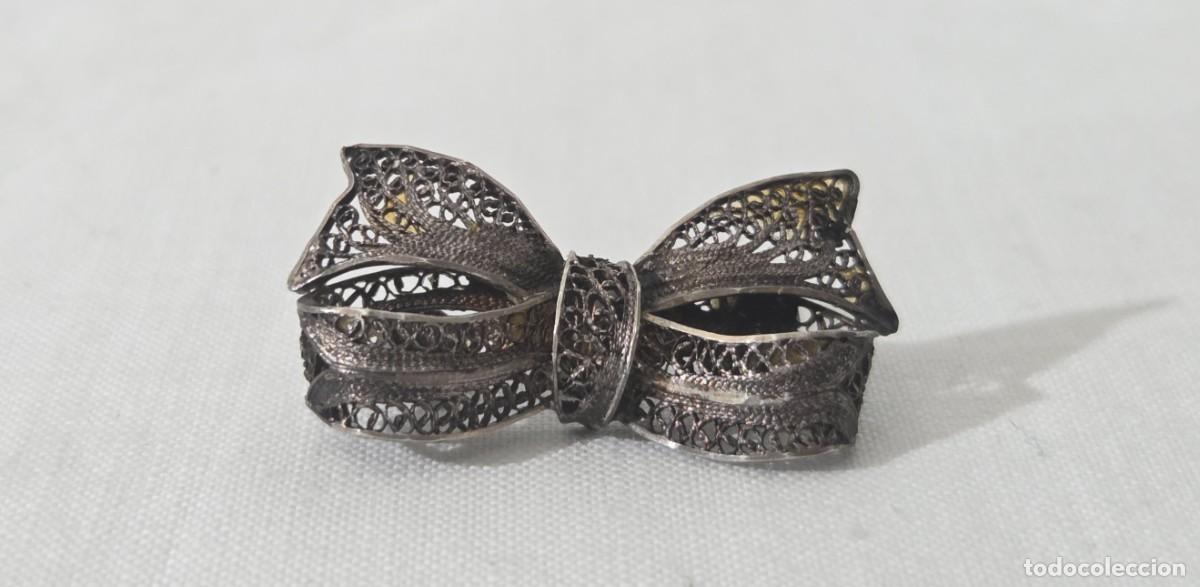 Joyeria: Broche en forma de lazo en plata - Foto 2