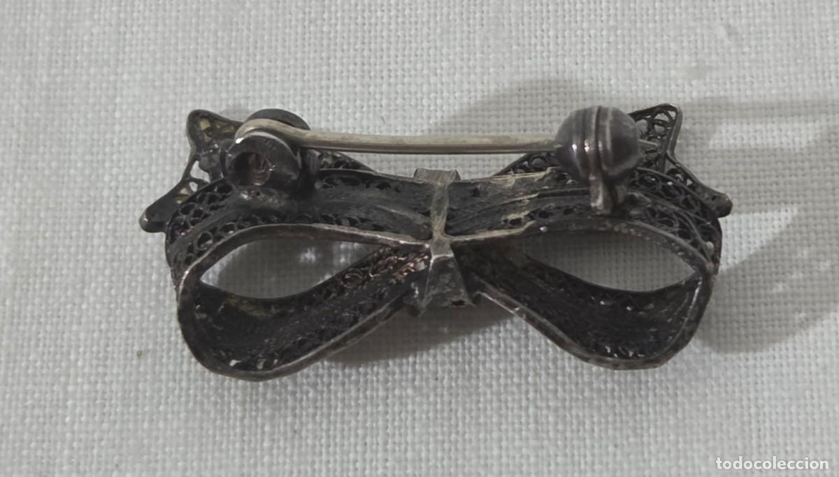Joyeria: Broche en forma de lazo en plata - Foto 6