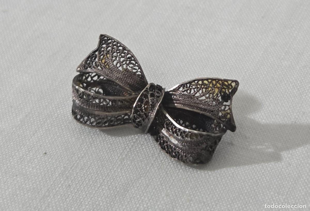 Joyeria: Broche en forma de lazo en plata - Foto 7