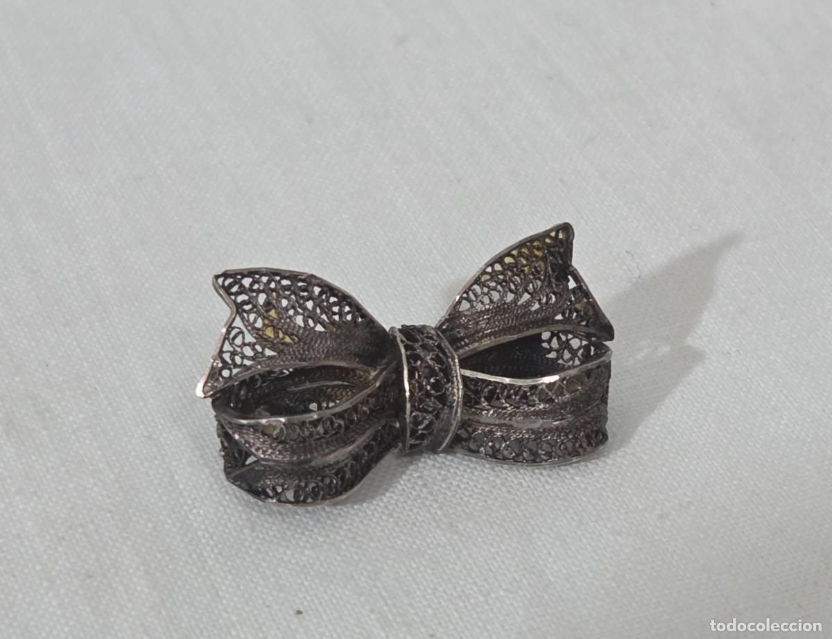 Joyeria: Broche en forma de lazo en plata - Foto 8