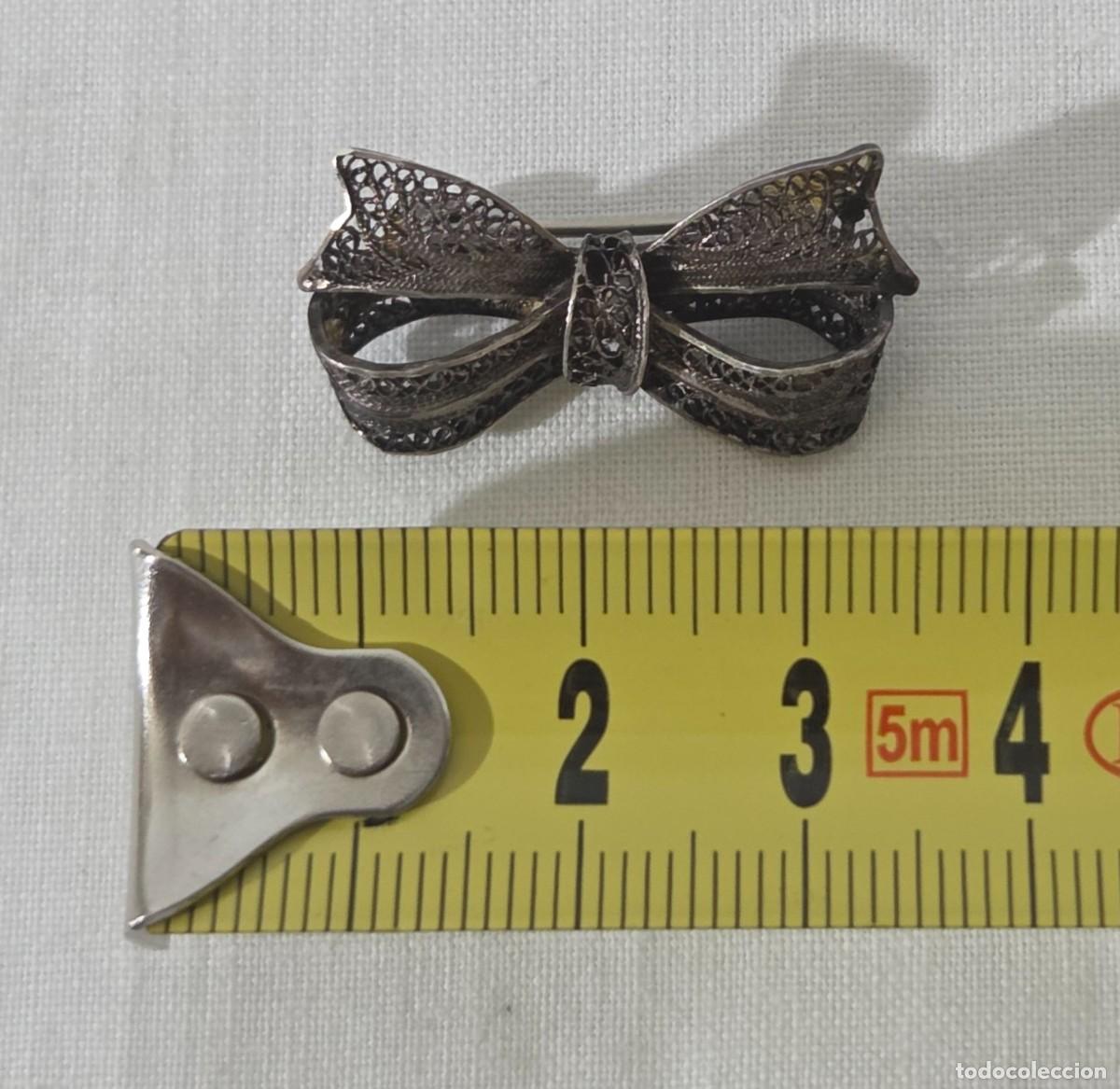 Joyeria: Broche en forma de lazo en plata - Foto 9