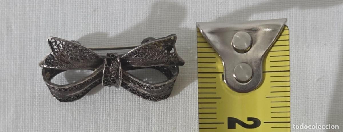Joyeria: Broche en forma de lazo en plata - Foto 10