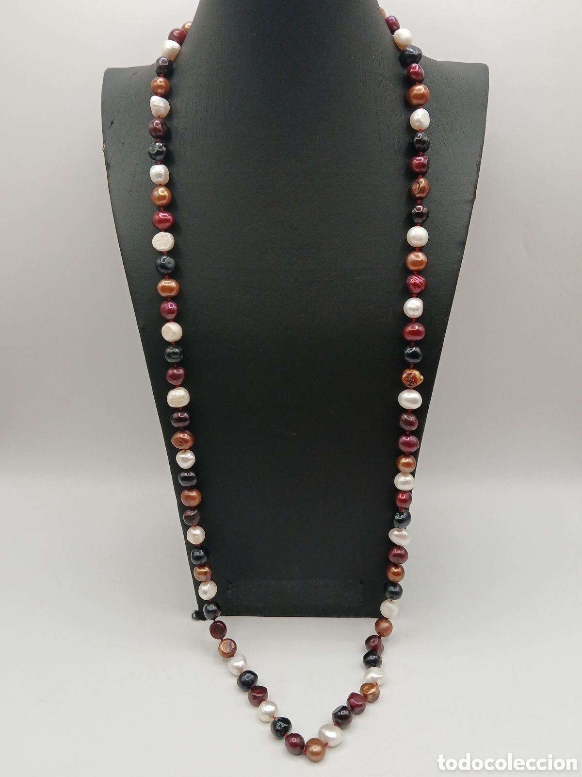 Joyeria: Collar perlas de Tahiti multicolor. Sin cierre - Foto 2