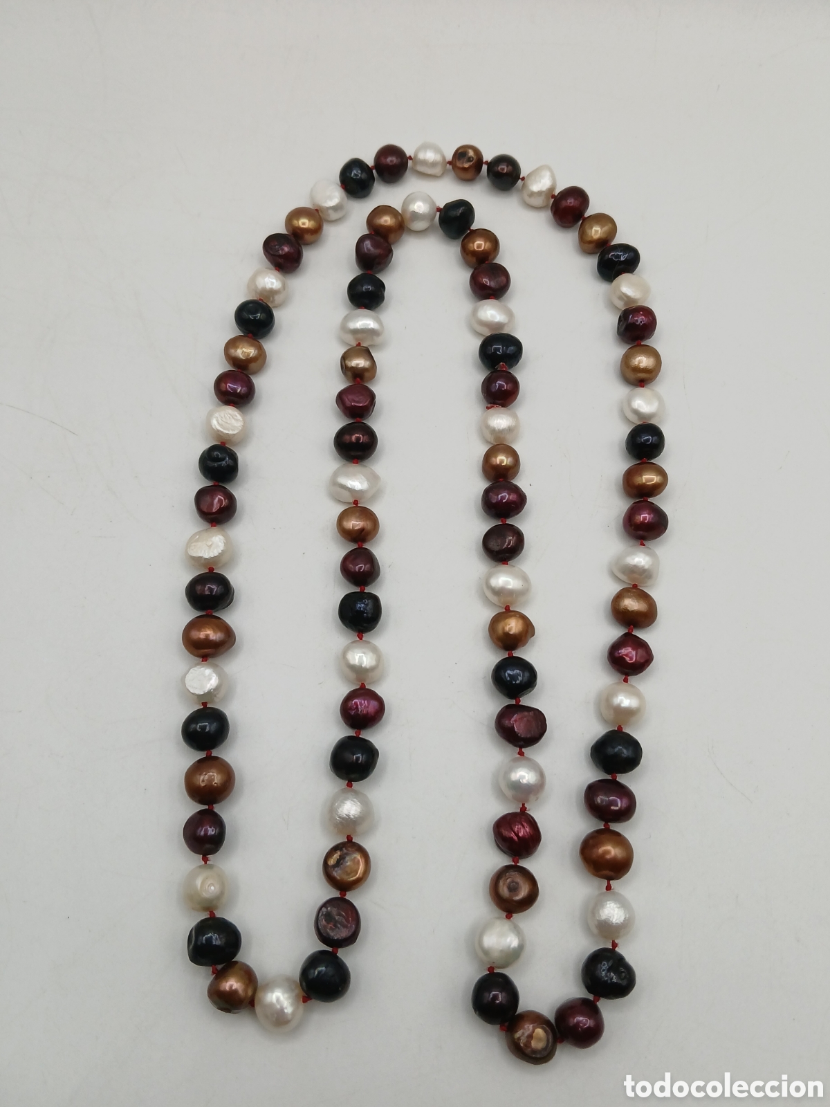 Joyeria: Collar perlas de Tahiti multicolor. Sin cierre - Foto 3