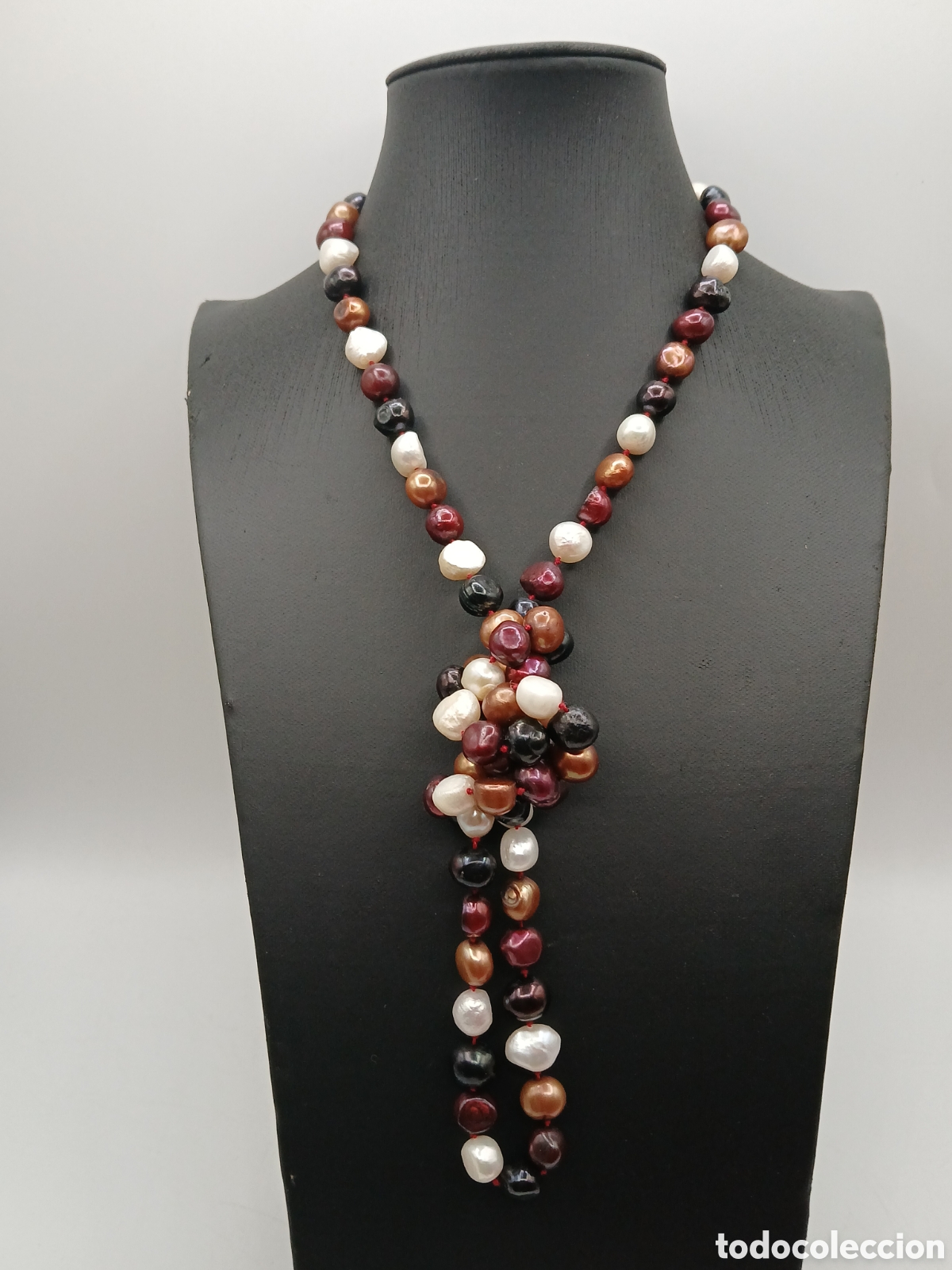 Joyeria: Collar perlas de Tahiti multicolor. Sin cierre - Foto 1