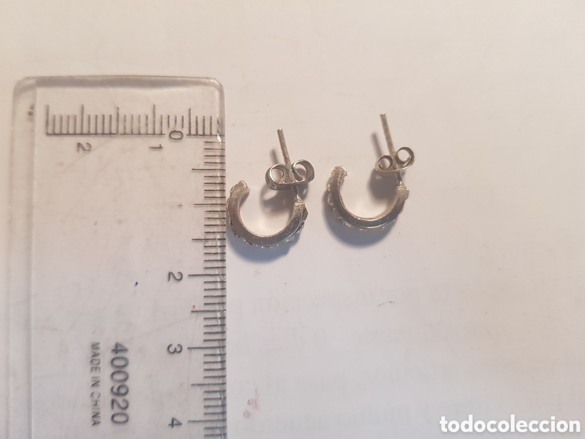 Joyeria: #1106 Pendientes plata de ley 925 - Foto 3