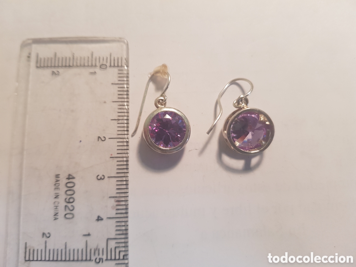 Joyeria: #1107 Pendientes plata de ley 925 - Foto 2