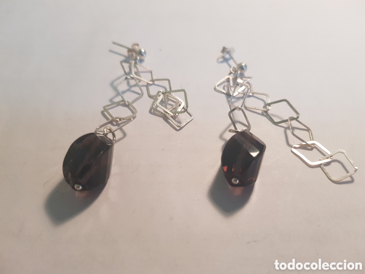 Joyeria: #1117 Pendientes plata de ley 925 - Foto 2