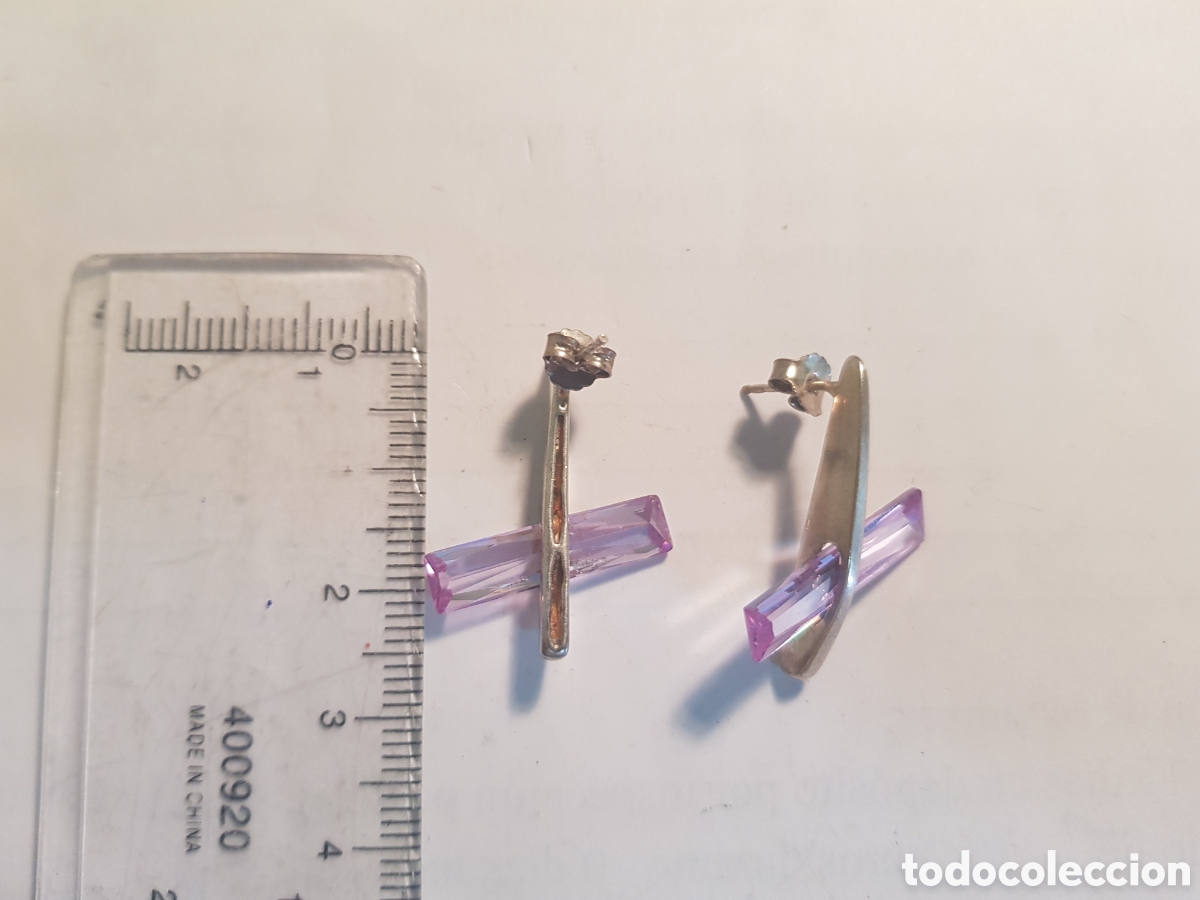Joyeria: #1118 Pendientes plata de ley 925 - Foto 2