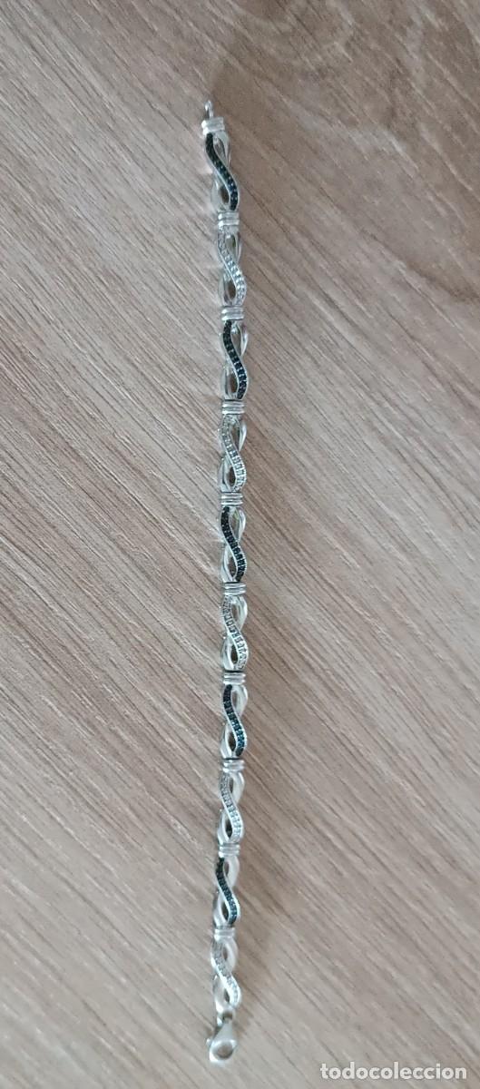 Joyeria: PULSERA DE PLATA CON DIAMANTES AUT&Eacute;NTICOS - Foto 1