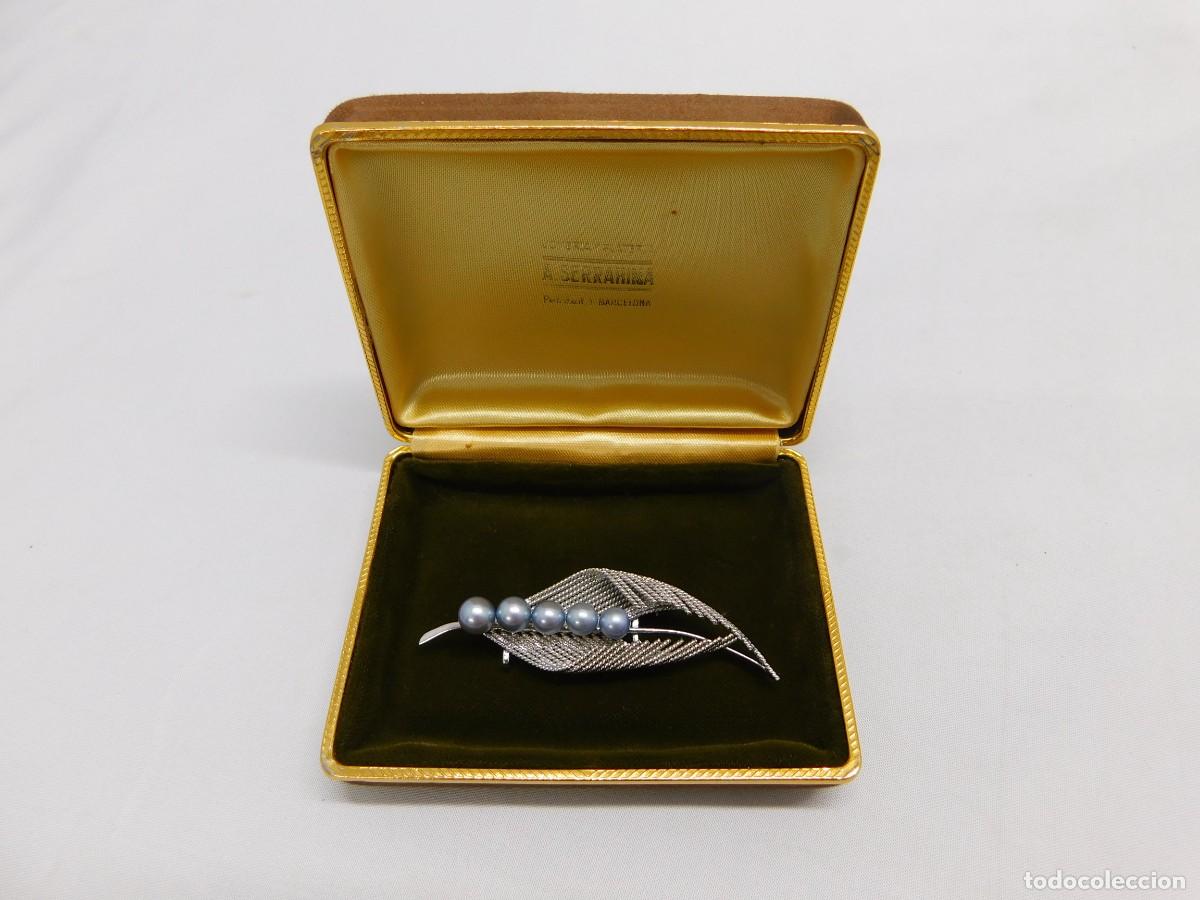 Joyeria: ANTIGUO BROCHE DE PLATA - Foto 1